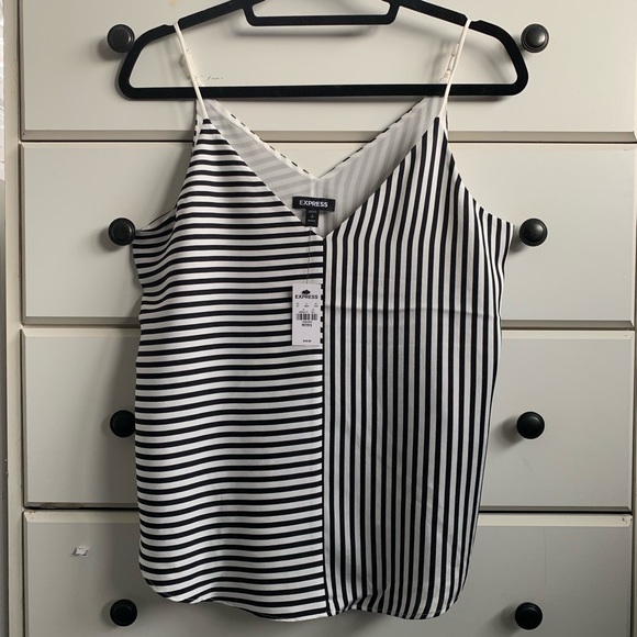Express Tops - EXPRESS STRIPED CAMI - SIZE S Express Tops - EXPRESS STRIPED CAMI - SIZE S